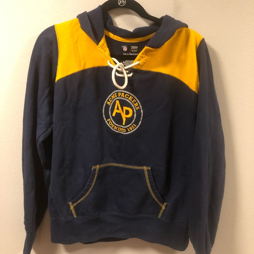 Vintage Packers hoodie with tie up